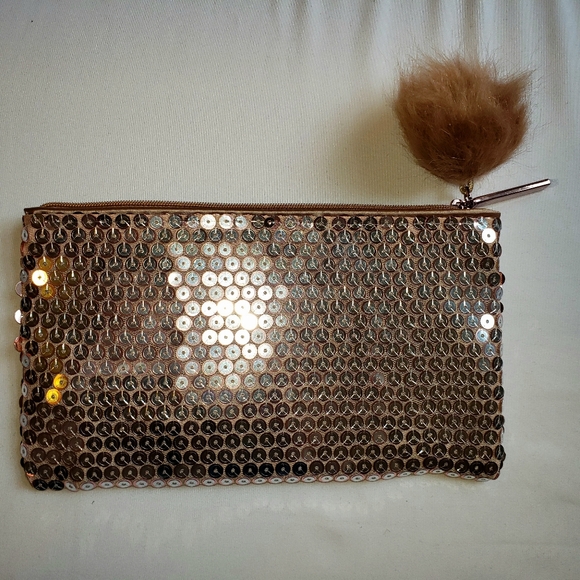 MAC Makeup Bag-copper/silver '17 Holiday snow ball - Picture 7 of 14